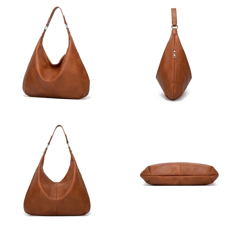 Bolsas de noite Brand Leather feminino ombro de ombro vintage Tote Tote europeu Ladies Bolsas casuais Suporte Drop 221130238T