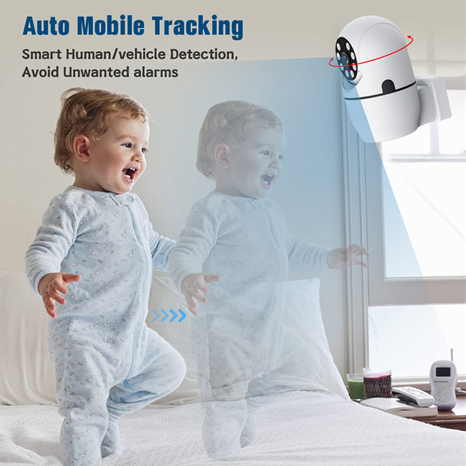 A11 Mini Camera WiFi Wireless IP Cameras Smart Home PTZ Camera Camera CCTV 1080p 360 ° تدوير صوت Twoway LED LEV Vision Baby4631400