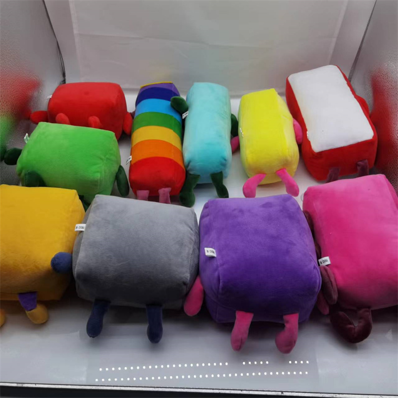 Cartoon Numberblocks Plüschpuppenspielzeug, pädagogische Zahlenblöcke, gefüllte Baby-Geburtstagsparty-Geschenke