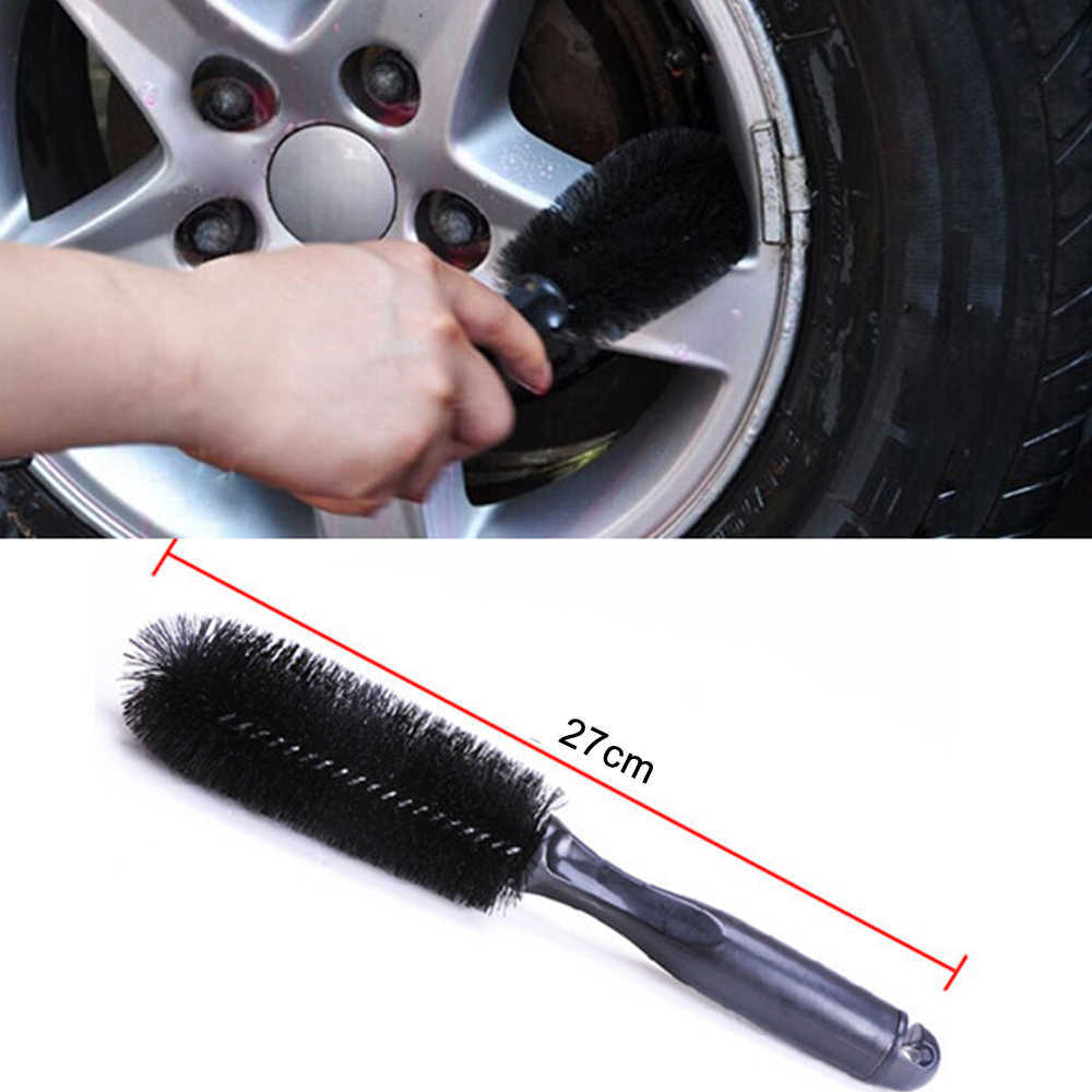 Auto Rim Scrubber Wheel Brush Cleaner Dust Remover Detailing Motorcycle Truck Washing Vehicle Wash Tire Cleaning Tool