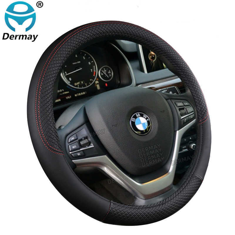 Sport Sport Auto Direcioning Capas Anti-Slip Leather Carne da roda da roda de carro Anti-capacho Protetador anti-capacho de carro