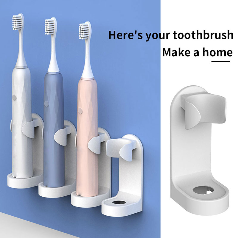 Toothbrush Stand Rack Organizer Electric Toothbrush Wall-Mounted Holder Space Saving Bathroom Accessories ZXF77