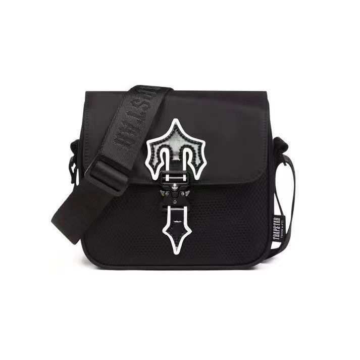 Trapstar-Bolso de diseñador de lujo IRONGATE T, bandolera, moda de Reino Unido y Londres, bolso de mano para mujer, bolsos impermeables negros Wall211j