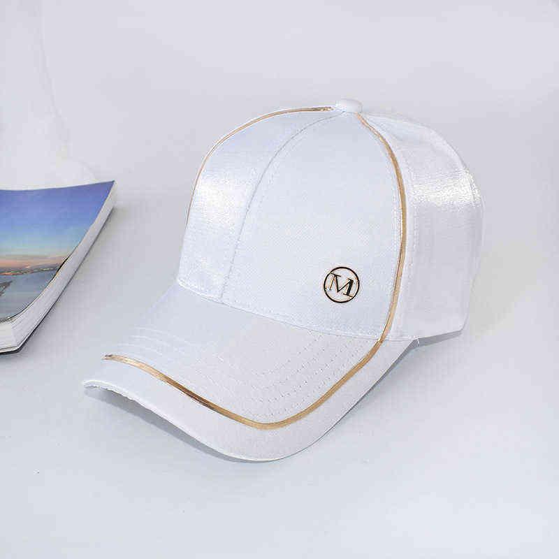 Mode papillon strass casquette de Baseball femmes été soie Satin visière chapeau de soleil loisirs réglable dame Snapback casquettes Y220423