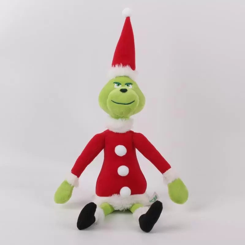 Grinch – jouets en peluche 100% coton, 11.8 pouces, 30cm, animaux en peluche, poupées pour enfants, cadeaux de vacances, vente en gros