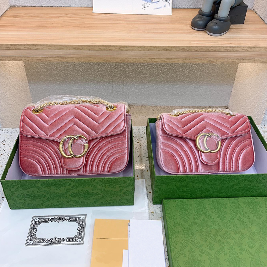 Borse designer borsetto borsetto donna donna moda marmont classic cross body 3 dimensioni lusso in pelle genuina con numero di serie 2022 nuovi articoli01