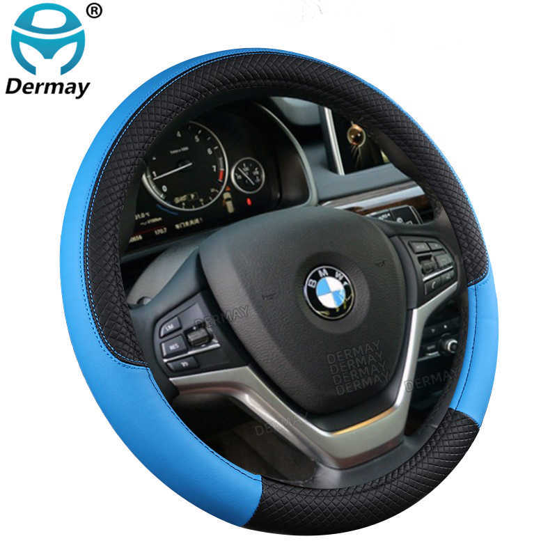 Sport Sport Auto Direcioning Capas Anti-Slip Leather Carne da roda da roda de carro Anti-capacho Protetador anti-capacho de carro