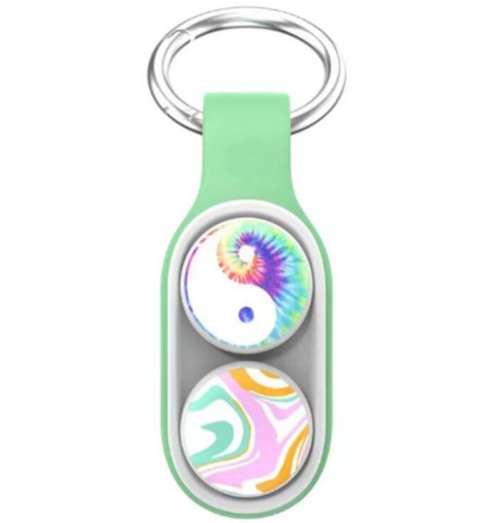 Kid Toy Poppuck Fidget Toy Magnetic Buckle Fingertip Decompression Toys Autistiska patienter och stressade människor slappnar av leksaker2358148