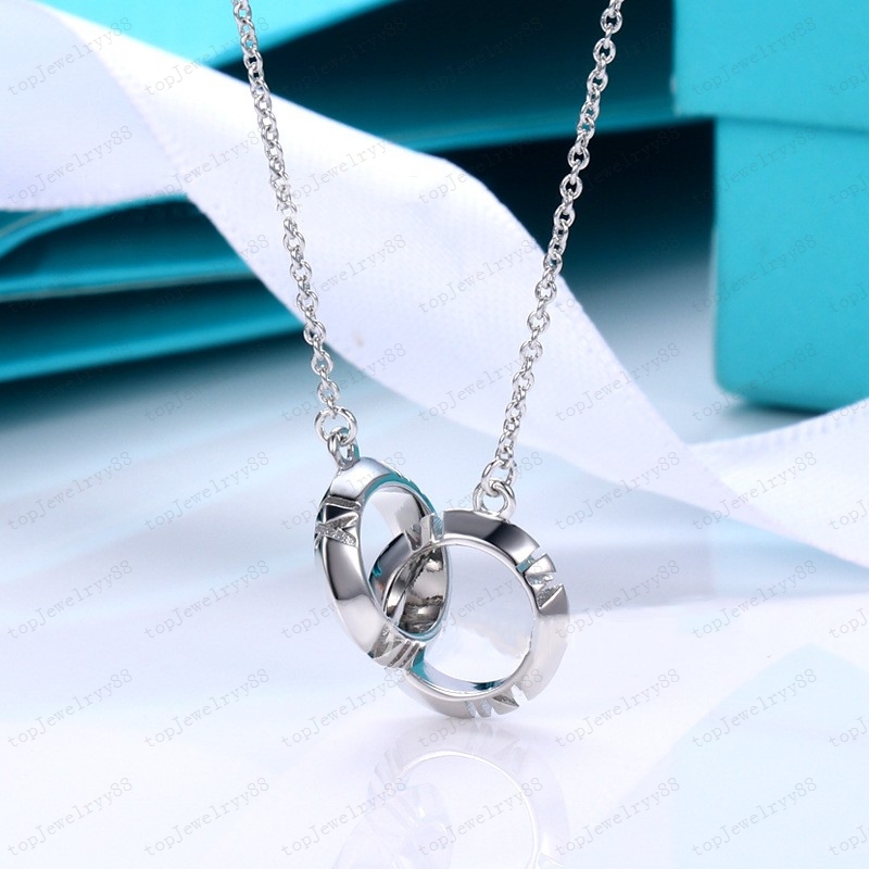 Luxury Roman numeral necklace female stainless steel couple diamond pendant designer neck jewelry Christmas gift whole with bo227T