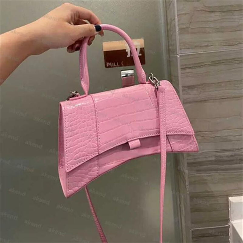 Fashion Evening Bags crocodile skin mini hourglass Bag luxury designer Crossbody Handbag Women Purses Genuine Leather Ladies Shoulder Hourglas Bags