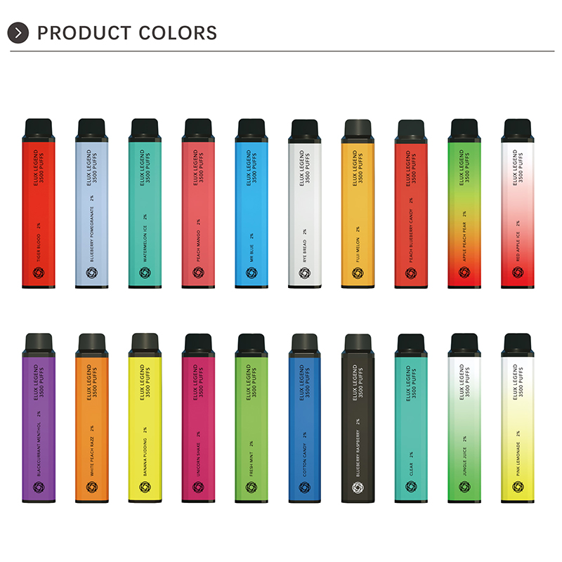 Elux Legend Disposable E Cigarettes Vape Pen 3500 Puffs 1500Mah Battery Vaporizer Stick Vapor Kit 2% 10Ml Pre Filled Cartridge Device Geek Bar Vapes