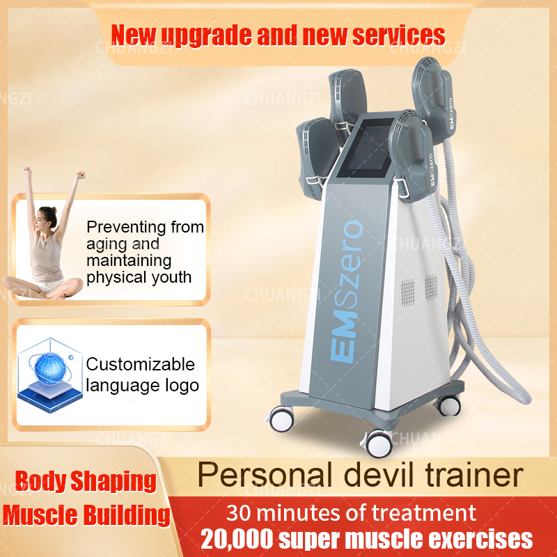 DLS-EMSlim RF Electromagnetic Slimming Muscle Stimulation fat Removal EMSZERO Muscle Building Machine