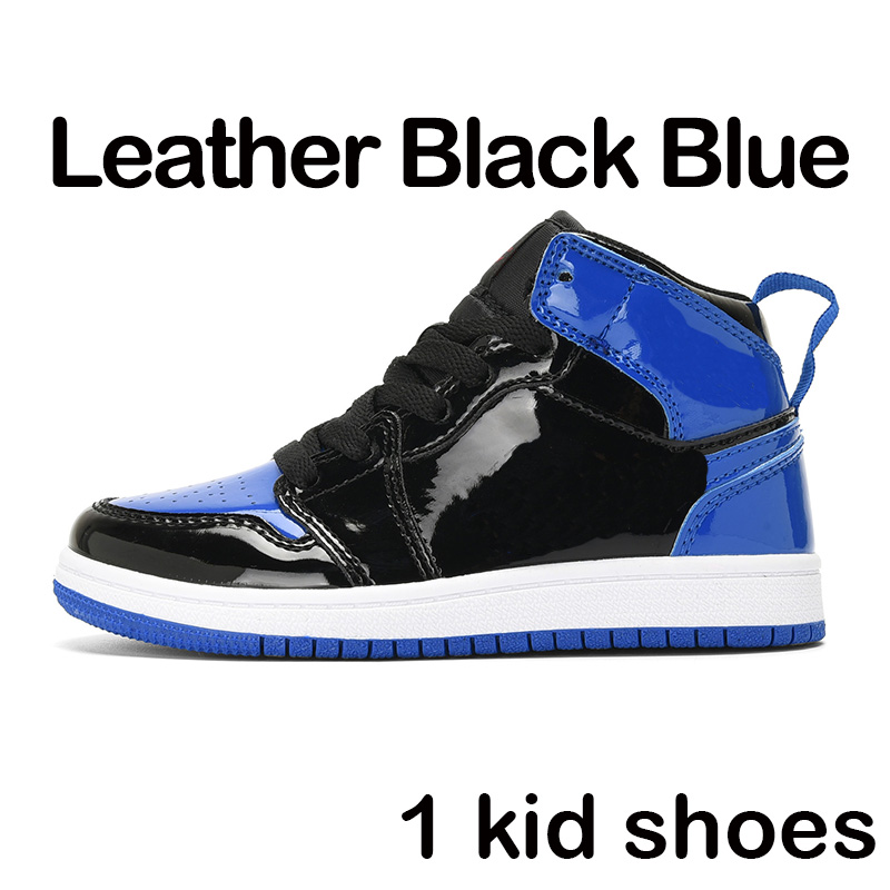 2023 Neonati 1s Bambino 1 Bambini Scarpe da pallacanestro Pine Green Lacca bianco e nero Gioco Royal Scotts Obsidian Chicago Bred Sneakers Multi-Color Tie-Dye 26-37