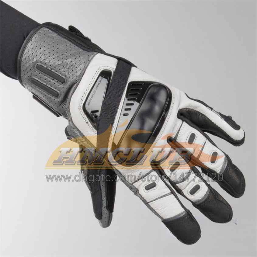 ST635 New Pro Motorcycle Gloves Goat Skin Leather Full Finger Racing Motorbike Riding Protection Motocross Accessories