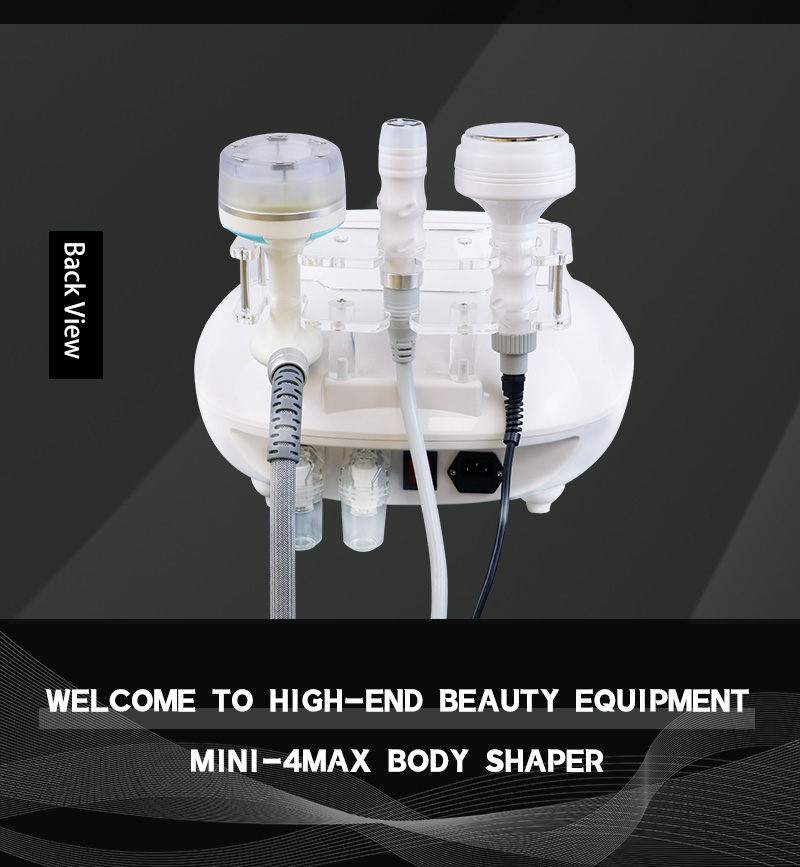 40K вакуумная кавитационная система Lipo Laser Slimmer White Portable Factory Spaim Spa S Сформирует массаж живота.