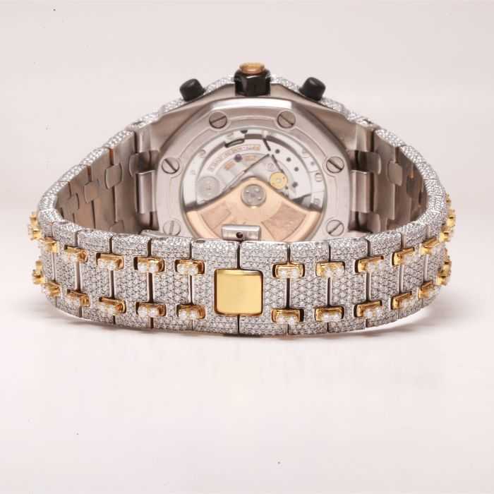 ساعات أخرى WRISTWATCHES ICED Out تخصيص الماس الفاخرة للرجال الساعات المصنعة يدويًا مصنّعة للمجوهرات VVS1 Diamond WatchoJP0