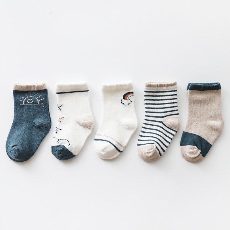 es de chaussettes bébé nouveau-né bébé garçon chaussettes enfants pur coton Animal Design chaussettes douces pour enfants