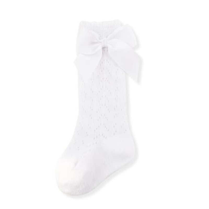 Chaussettes hautes en coton pour bébés filles, bas pour nouveau-nés, enfants en bas âge