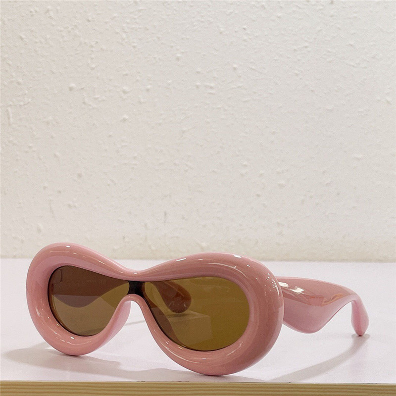 New fashion sunglasses 40099 special design color Inflated mask shape frame avant-garde style crazy interesting with case