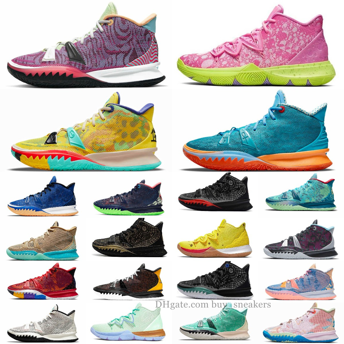 One World 1 Mens Basketball Shoes People Chip Bone Kyrie 7 Kyries 5s Sponge Sandy Creator Hendrix Horus Rayguns Daybreak Squidward Men Out Outdoor