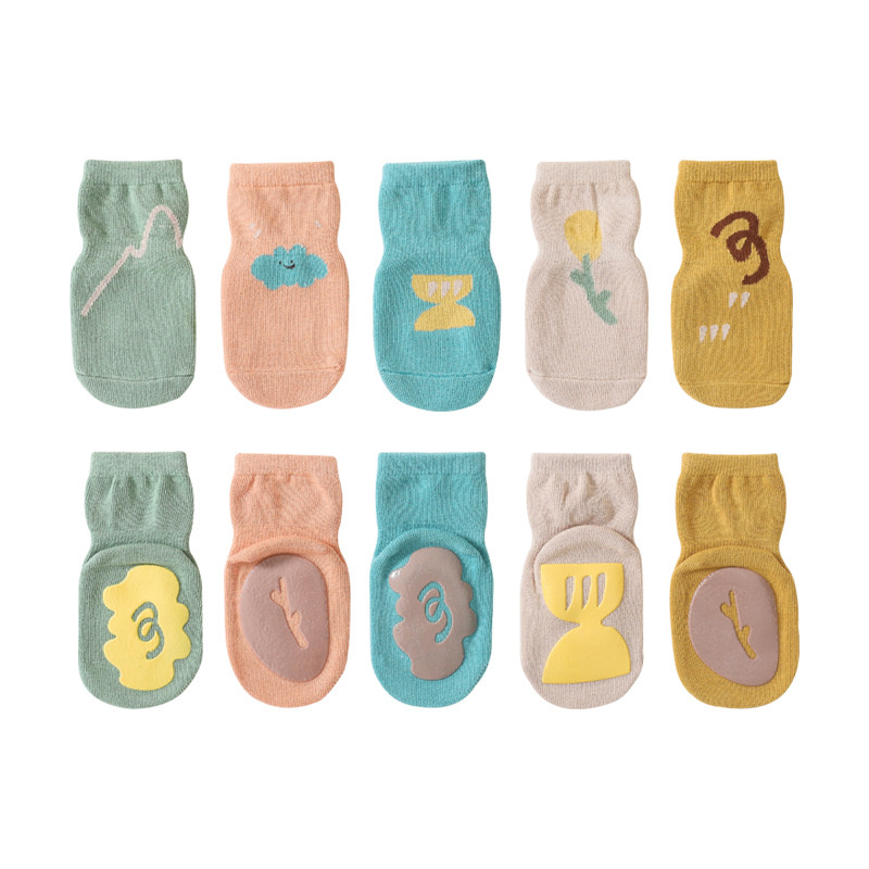 Baby Anti-slip Socks Warm Newborn Socks Children's Toddler Rubber Bottom Socks