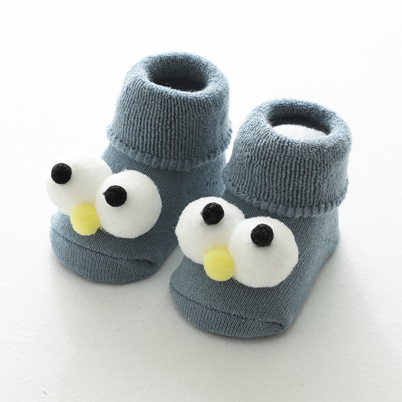 Autumn Winter Baby Socks Cartoon Animal Baby Anti Slip Socks Spädbarn Nyfödd förtjockar bomullsgolvstrumpa