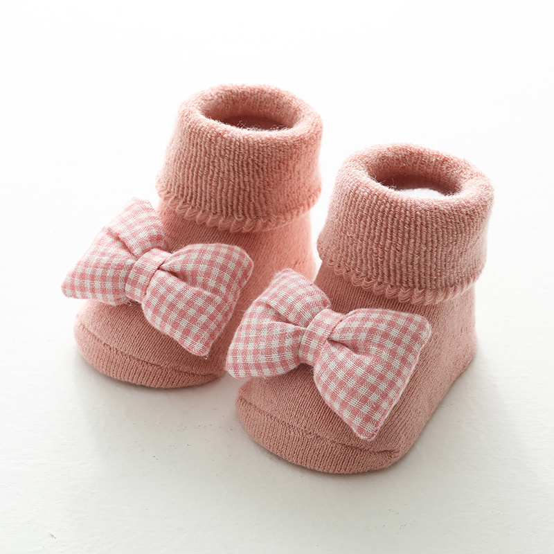 Autumn Winter Baby Socks Cartoon Animal Baby Anti Slip Socks Spädbarn Nyfödd förtjockar bomullsgolvstrumpa