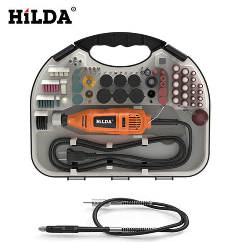 Hilda elektrische mini -boormolengravering pen roterende gereedschap slijpmachine accessoires