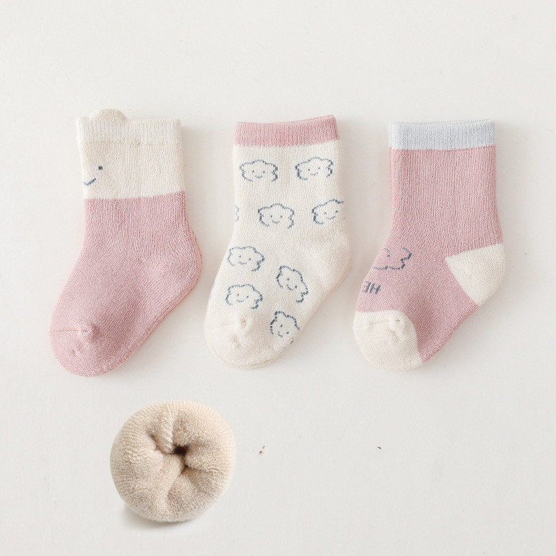 3 paarbaby sokken katoen kinderen sokken meisjes schattige pasgeboren jongen peuter sokken