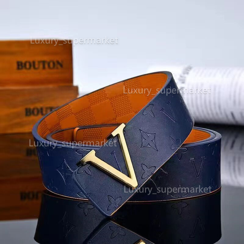 2023 Fashion Buckle Leateine ​​Belt Belt Width 40mm 20 أنماط عالية الجودة مع مصمم الصندوق Men Women Mens أحزمة AAA6682468