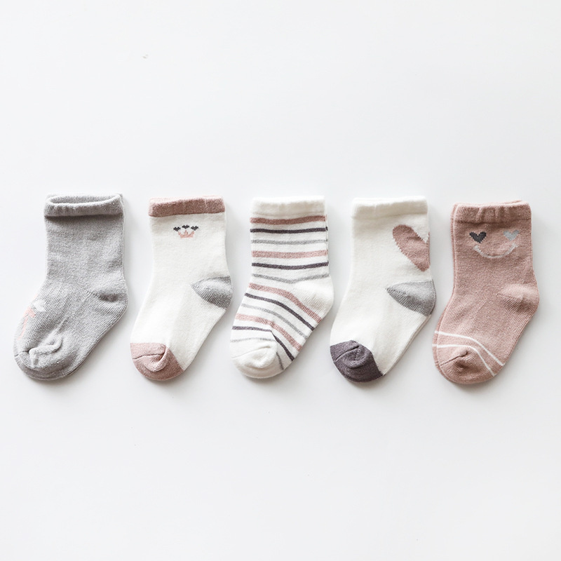 Baby Socks Newborn Baby Boy Socks Kids Pure Cotton Animal Design Soft Children's Socks