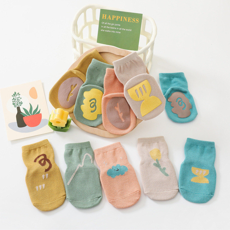 Baby Anti-slip Socks Warm Newborn Socks Children's Toddler Rubber Bottom Socks