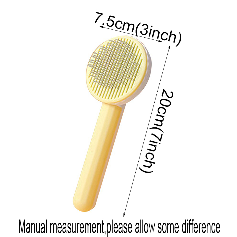 Собачья триммер для ухода за волосами щетка для домашних животных сама для чистки, скользящие устранение волос щетки для домашних животных.