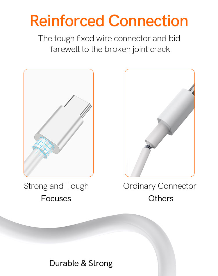 USB Type C Kablosu Hızlı Şarj USB-C Hızlı Şarj Cep Telefonu Veri Kablosu