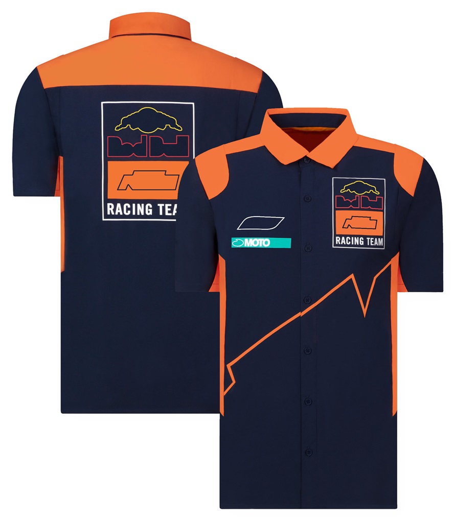F1シャツ2022チームドライバーTシャツメンズカスタムモータースポーツシャツ