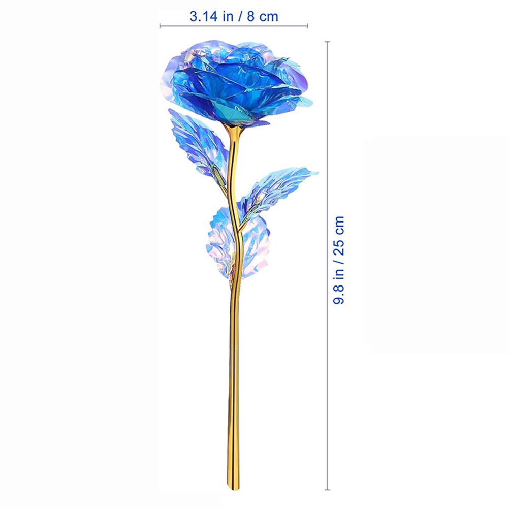 파티 호의 LED 발렌타인 데이 어머니의 날 선물 선물 24K 호일 도금 장미 인공 꽃 결혼식 장식 애호가 조명 장미 창조적 선물