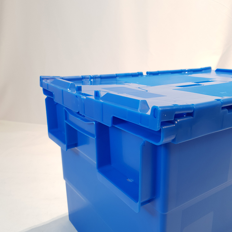Ceta de apilamiento de almacenamiento de almacenamiento Nido anidando caja de plástico de plástico Caja móvil