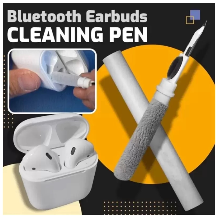Accessori cuffie Penna pulizia auricolari Bluetooth Pulitore Airpod multifunzione con spazzola morbida auricolari wireless Scatola di ricarica cuffie Bluetooth