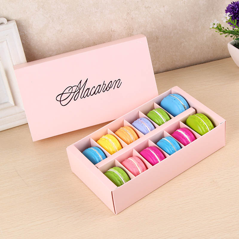 마카롱 포장 상자 쿠키 초콜릿 아름다운 선물 상자 큰 용량 베이킹 저장 상자 웨딩 파티 호의 장식 C1206