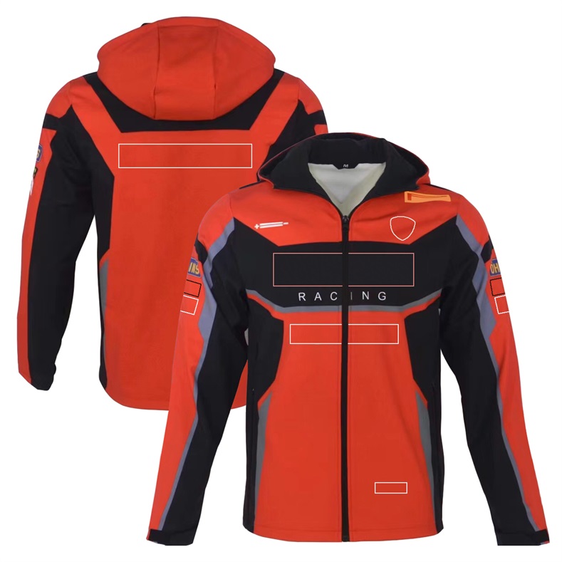 Nieuwe hot-selling herfst- en wintermotorkleding heren racefietstrui jas outdoor opstaande kraag teamtrui