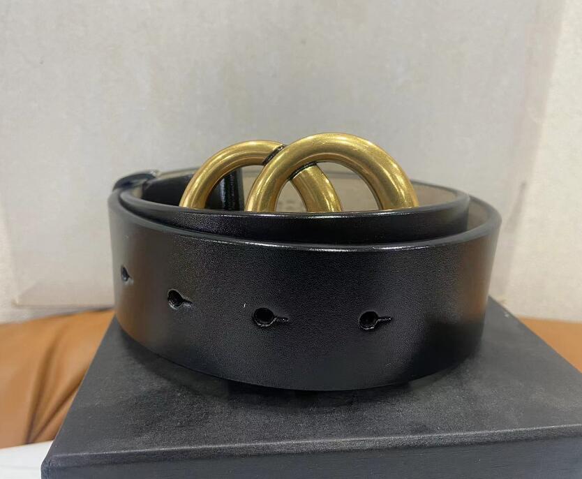 2023 Mens Designer Belt Width 3 8cm Fashion Man Man Belt Buckle Letter Cintura Ceintures Billts Yellow Box312t