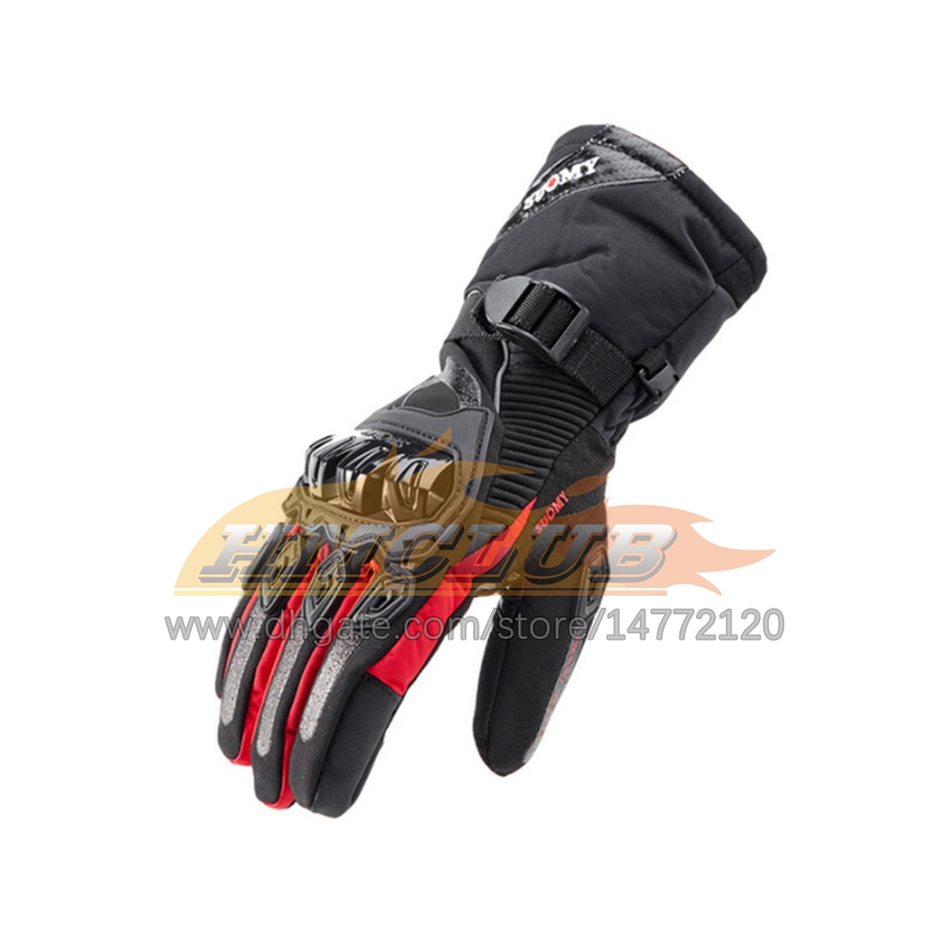 ST931 Cotton Winter Moto Gloves دراجة نارية راكب الدراجة النارية مقاوم للماء GRAIN