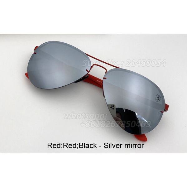 Occhiali da sole firmati aeronautici da uomo che guidano protezione UV lenti flash occhiali da sole tendenza speciale che cambia colore Occhiali da sole da uomo fis309q