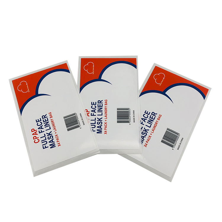 Adesivos de vinil branca cutomizados etiquetas impermeáveis ​​com commodities retângulo embalagem rótulo de adesivo self self com logotipo personalizado