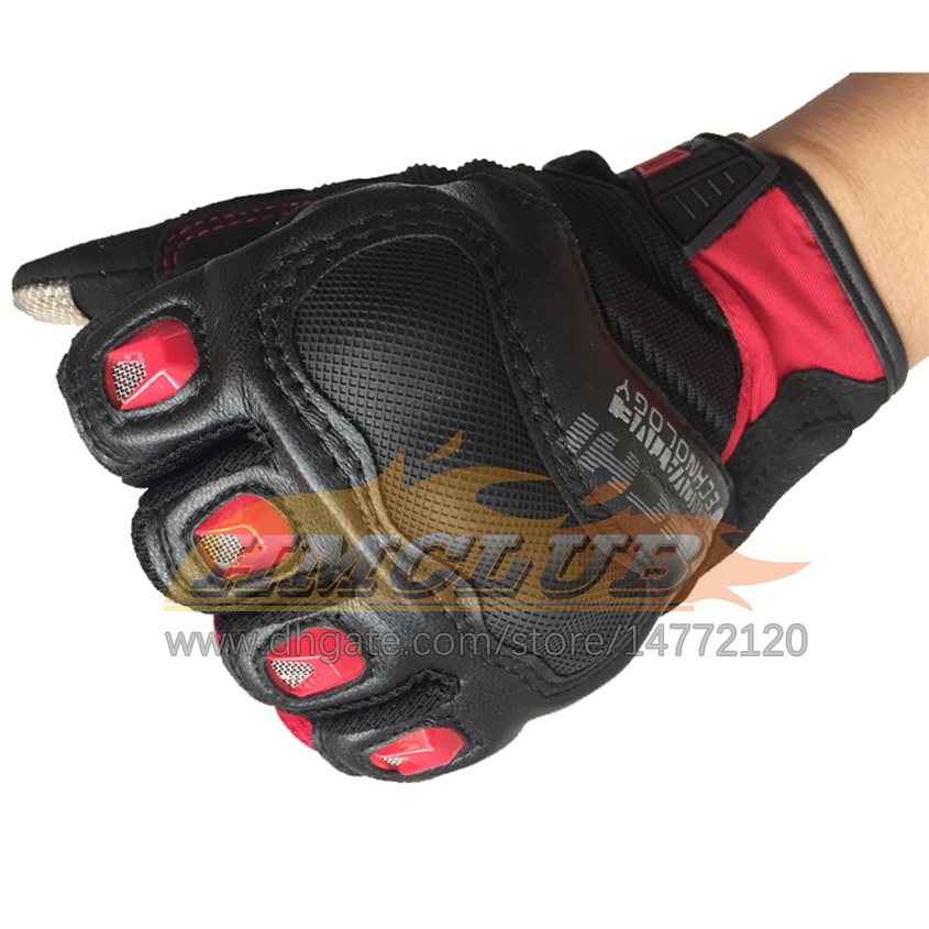 ST641 Touch Screen Motorcykel Full Finger Knight Riding Gloves Summer Mesh Motobike Gloves Racing Guantes Moto Size S M L XL