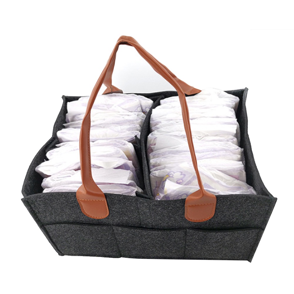 Draagbare babyluier Organisator Caddy Picnic Backpacks Feelt veranderen Nappy Kids Storage Carrier Bag grote capaciteit