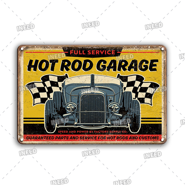 Evil Posters Classic Car Metal Painting Poster Tin Sign Plate Wall Posters Vintage Retro Aesthetic Room Decor Art Decoration Man Cave 20cmx30cm Woo