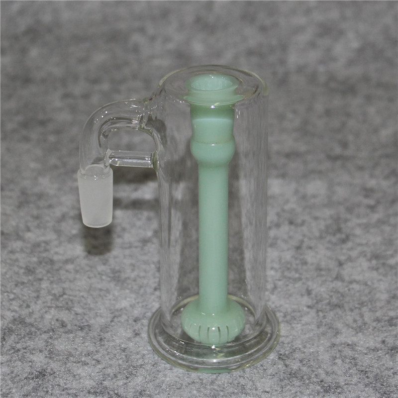 narguilé Cendrier 14mm cendrier en verre barboteur avec quartz banger bol en verre récipient en silicone