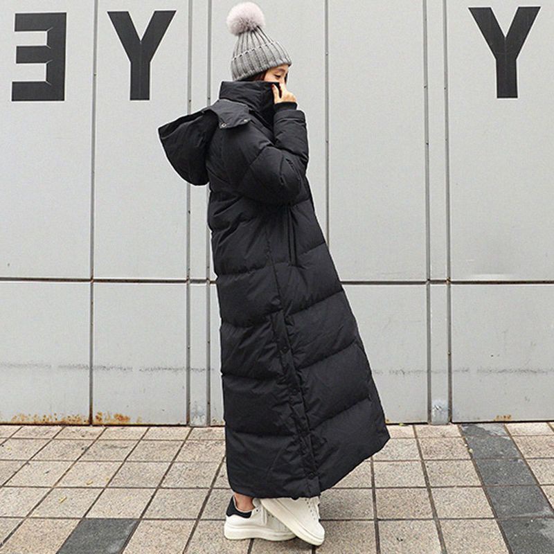 Womens Parka Coat Maxi Long Winter Jacket Women Hooded Big Female Lady Windbreaker Overcoat Outwear Clothing Coats For Women