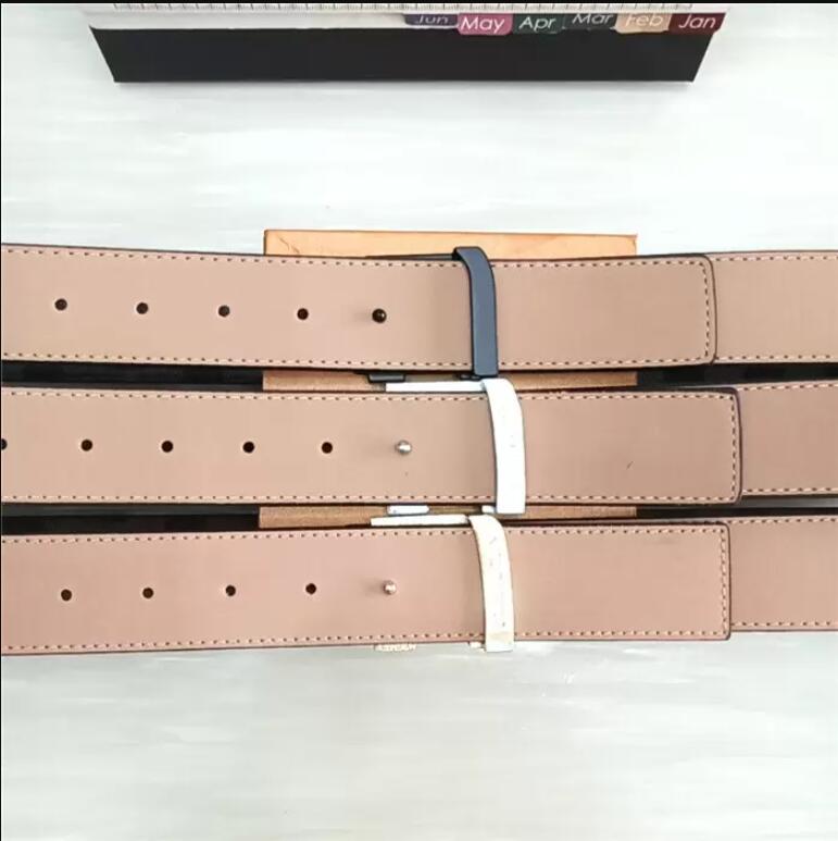 2023 AAA Designer Belt Fashion Luxury Plaid Old Flower Standed Leather Guld Buckle Belt Designer Mens and Womens High-kvalitet 3 8194U